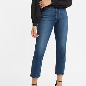 Levi's Wedgie Straight Fit Jeans Salsa Charleston Outlasted Size 24 NEW W TAGS